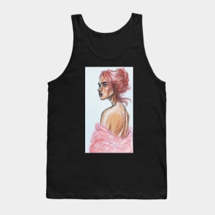 Pink-haired girl Tank Top